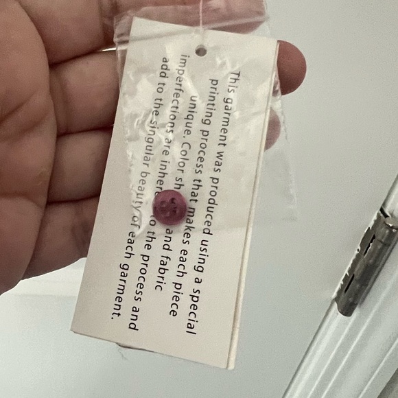 NWT Style & Co Bishop Sleeve Top with Detachable Scarf in Raspberry, Size M - Picture 6 of 9